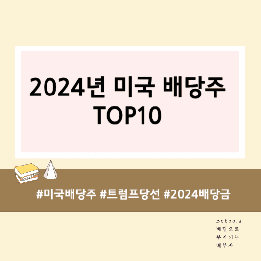 thumbnail for 2024년 미국 배당주 TOP10 트럼트 당선으로 주목 받는 종목은?